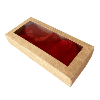 Gift box, brown 200x90x30mm
