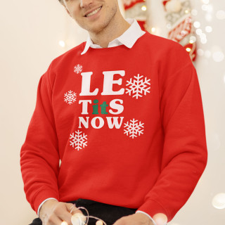 Sweatshirt "Let it snow" (without hood)