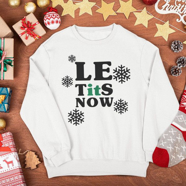 Sweatshirt "Let it snow" (without hood)