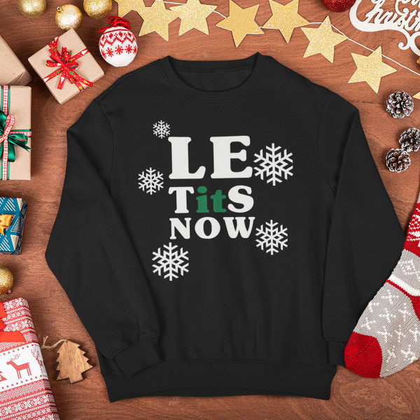 Sweatshirt "Let it snow" (without hood)