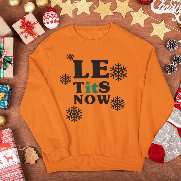 Sweatshirt "Let it snow" (without hood)