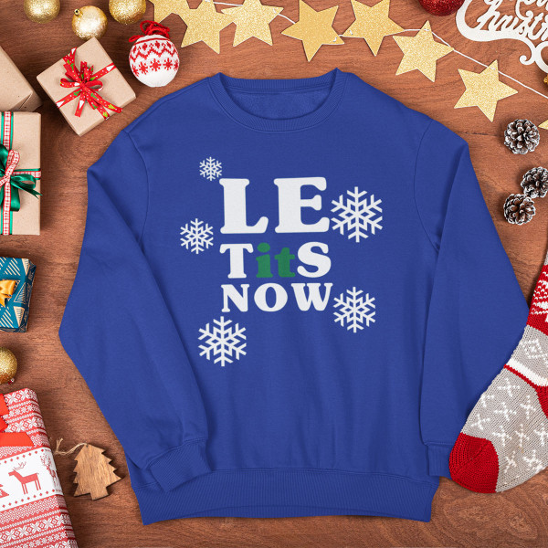 Sweatshirt "Let it snow" (without hood)