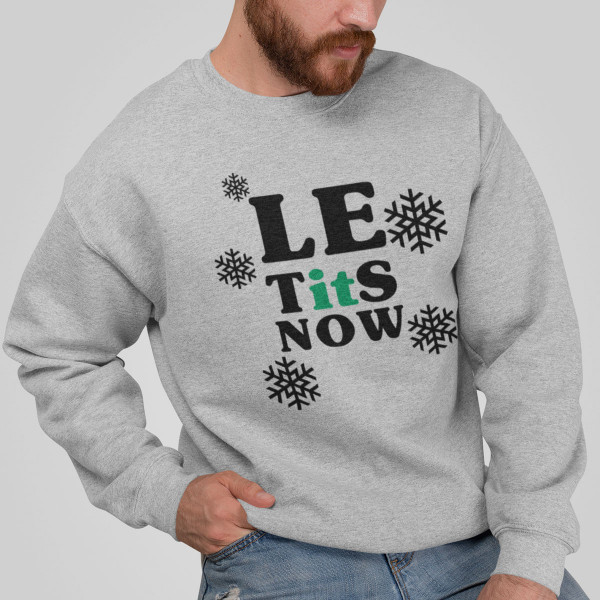 Sweatshirt "Let it snow" (without hood)