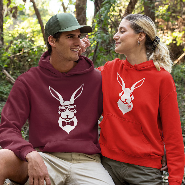 Sweatshirt set "In love bunnies" Sweatshirt set "In love bunnies"