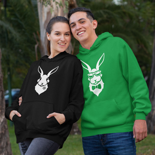 Sweatshirt set "In love bunnies" Sweatshirt set "In love bunnies"