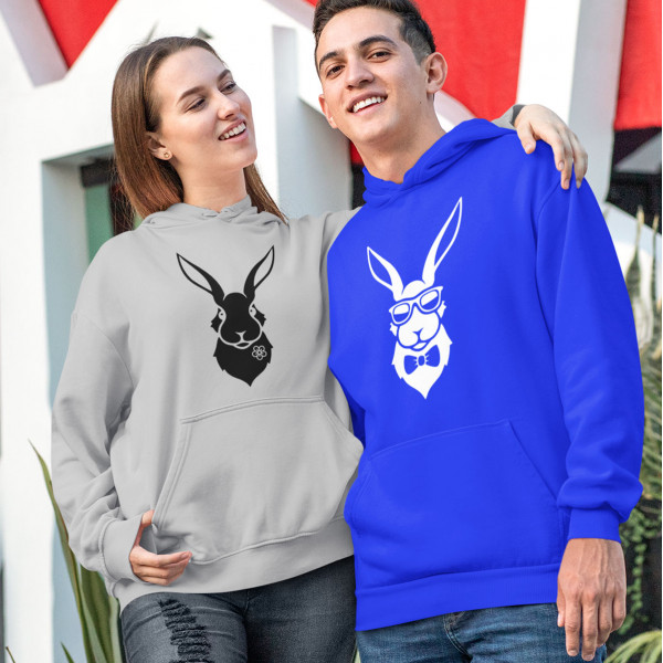 Sweatshirt set "In love bunnies" Sweatshirt set "In love bunnies"
