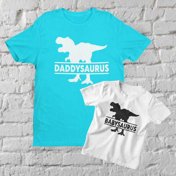 T-shirt set "Dinosaurs"