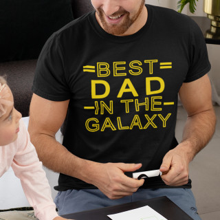 T-shirt "Best dad in the galaxy"