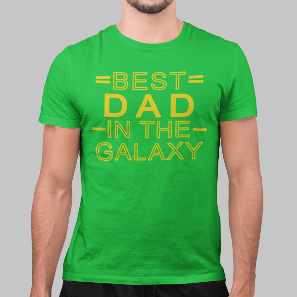 T-shirt "Best dad in the galaxy"