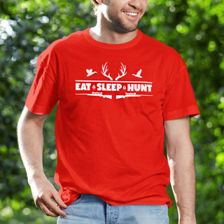 T-shirt "Eat, sleep, hunt"