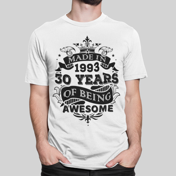 T-shirt "Made in" with your chosen date