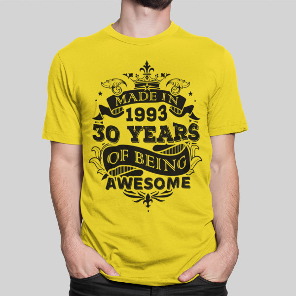 T-shirt "Made in" with your chosen date