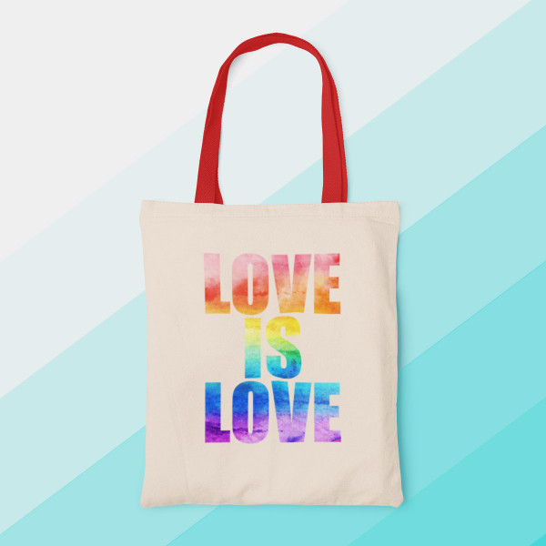 Fabric bag "Love is love" Fabric bag "Love is love"