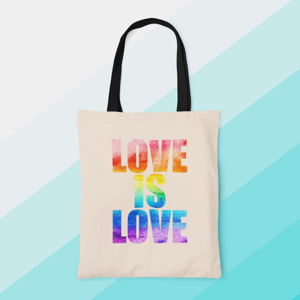 Fabric bag "Love is love" Fabric bag "Love is love"