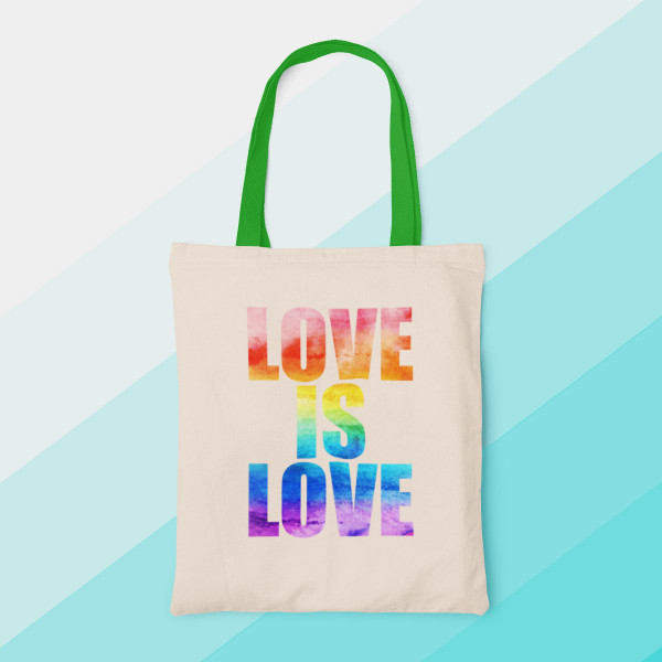 Fabric bag "Love is love" Fabric bag "Love is love"
