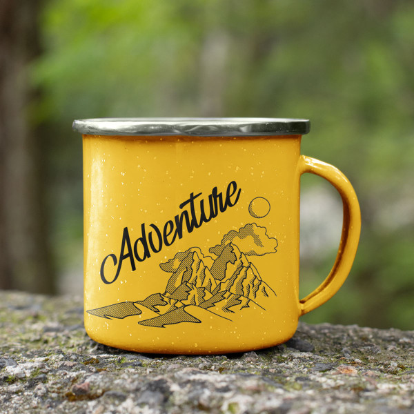 Metal Mug "Adventure" Metal Mug "Adventure"