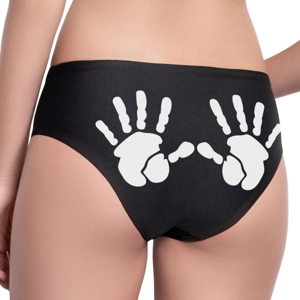 Women's underwear with back print "Touch"