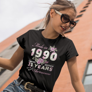 Women's T-shirt "Made in" with your selected date