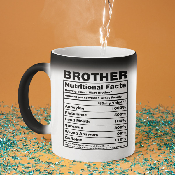Mug "Brother Nutrition Facts" Mug "Brother Nutrition Facts"