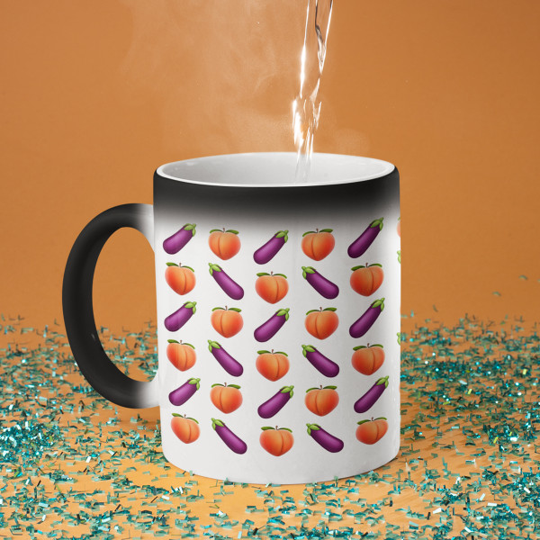 Mug "Eggplant and Peach" Mug "Eggplant and Peach"