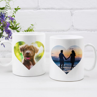 Mug "Heart" with your chosen photos