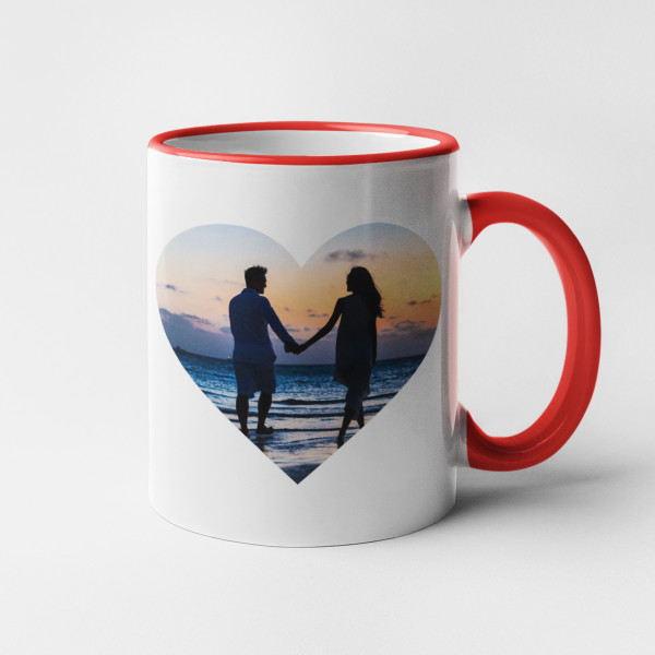 Mug "Heart" with your chosen photos Mug "Heart" with your chosen photos