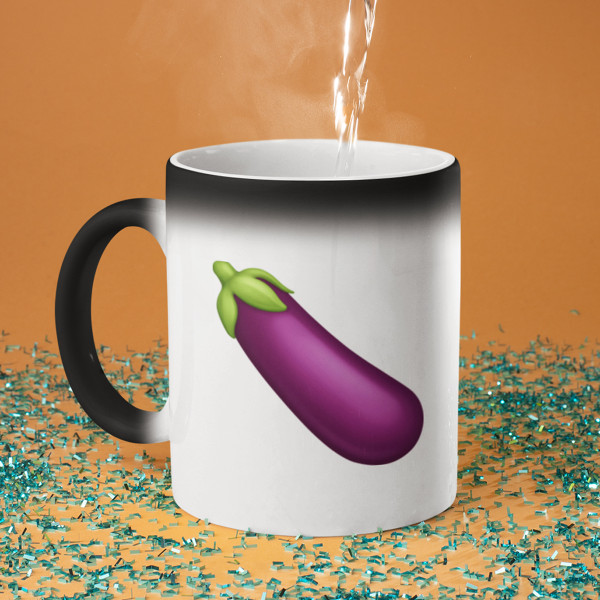 Mug Set "Eggplant and Peach" Mug Set "Eggplant and Peach"