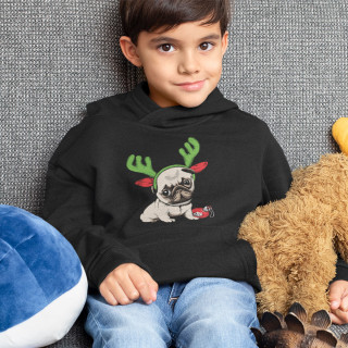 Kids' sweatshirt "Christmas pug"
