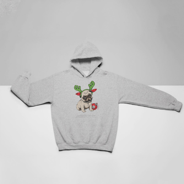 Kids' sweatshirt "Christmas pug" Kids' sweatshirt "Christmas pug"