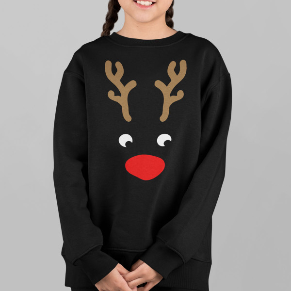 Kids' sweatshirt "Santa's reindeer" (without hood) Kids' sweatshirt "Santa's reindeer" (without hood)