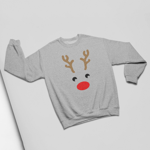 Kids' sweatshirt "Santa's reindeer" (without hood) Kids' sweatshirt "Santa's reindeer" (without hood)
