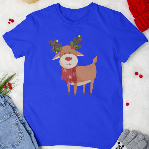 Kids' T-shirt "Festive reindeers"