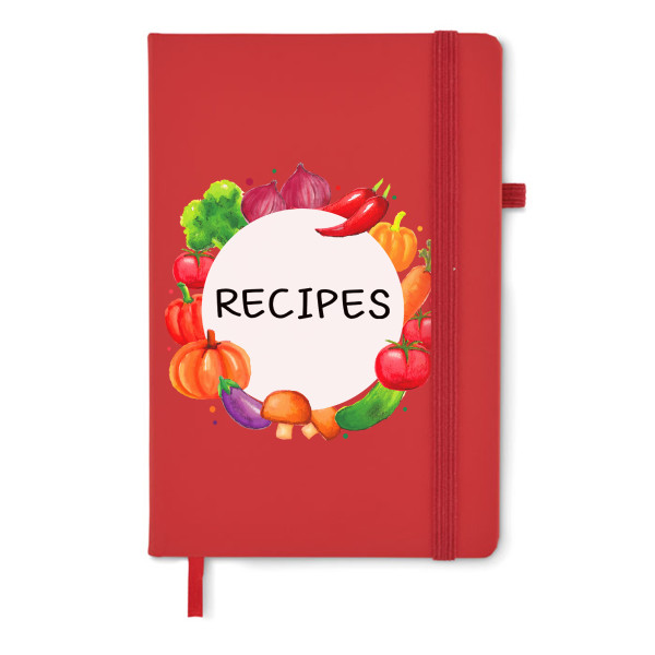 A5 notebook "Recipes" A5 notebook "Recipes"