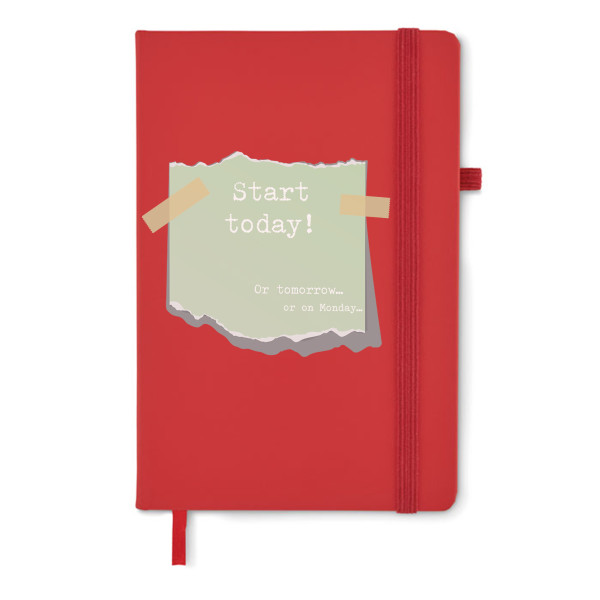 A5 notebook "Start today" A5 notebook "Start today"