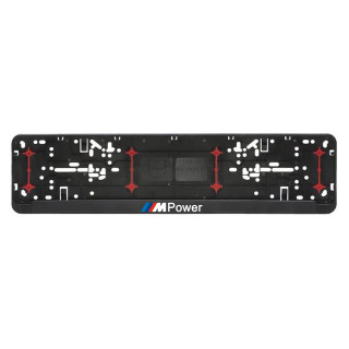 Car number plate frame "M power"