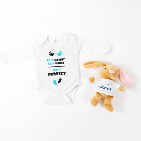 Baby Gift Set "100% Perfect Boy"
