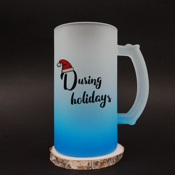 Beer mug "Before the holidays"