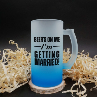 Beer mug "I'm getting married" Beer mug "I'm getting married"