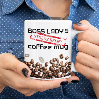 Boss lady's stress relief mug