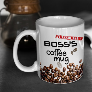 Boss's stress relief mug