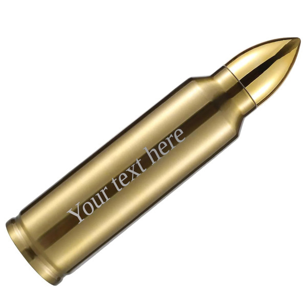 Bullet-Shaped Thermos with your engraved text (1000ml)
