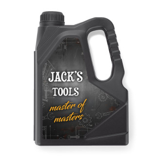 Canister-shaped tool set "Master" with your chosen name Canister-shaped tool set "Master" with your chosen name