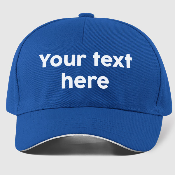 Cap with your own text