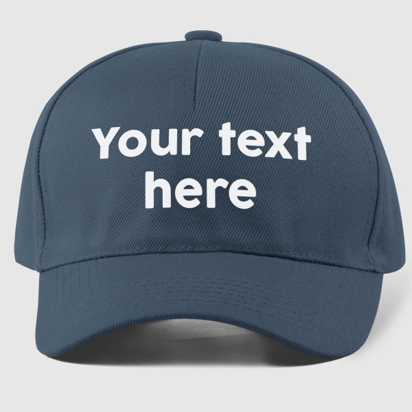 Cap with your own text