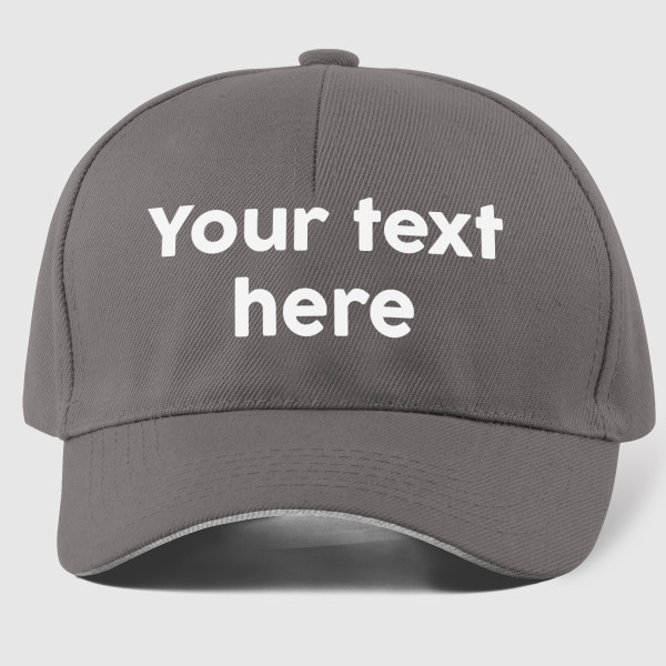 Cap with your own text