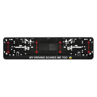 Car number plate frame "My driving"