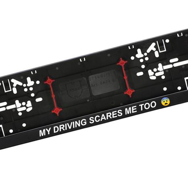 Car number plate frame "My driving" Car number plate frame "My driving"