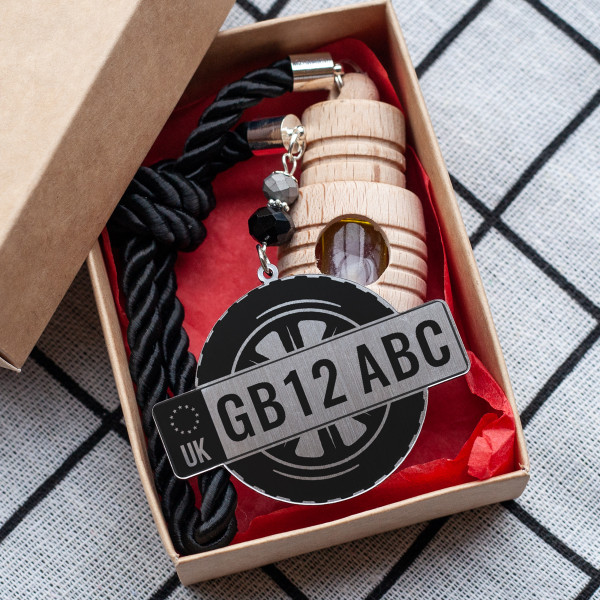 Car scent "Number" with your selected licence plate number Car scent "Number" with your selected licence plate number