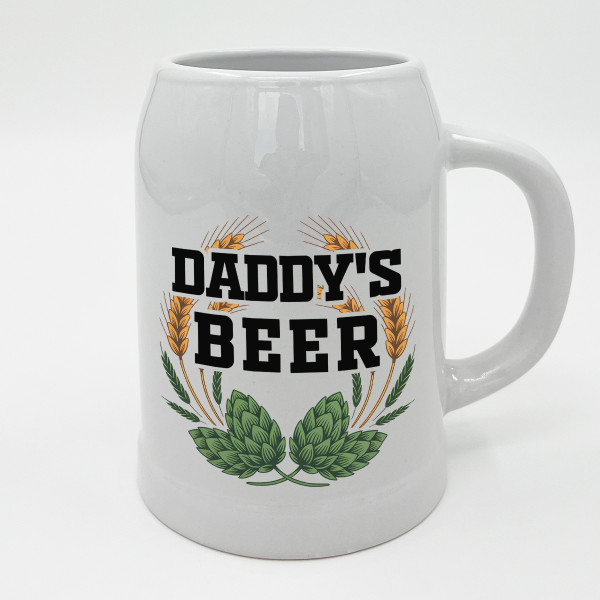 Ceramic Mug "Daddy's beer"