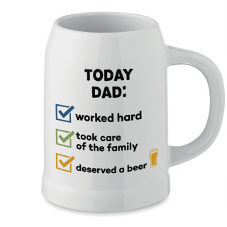 Ceramic Mug "Today dad..." Ceramic Mug "Today dad..."
